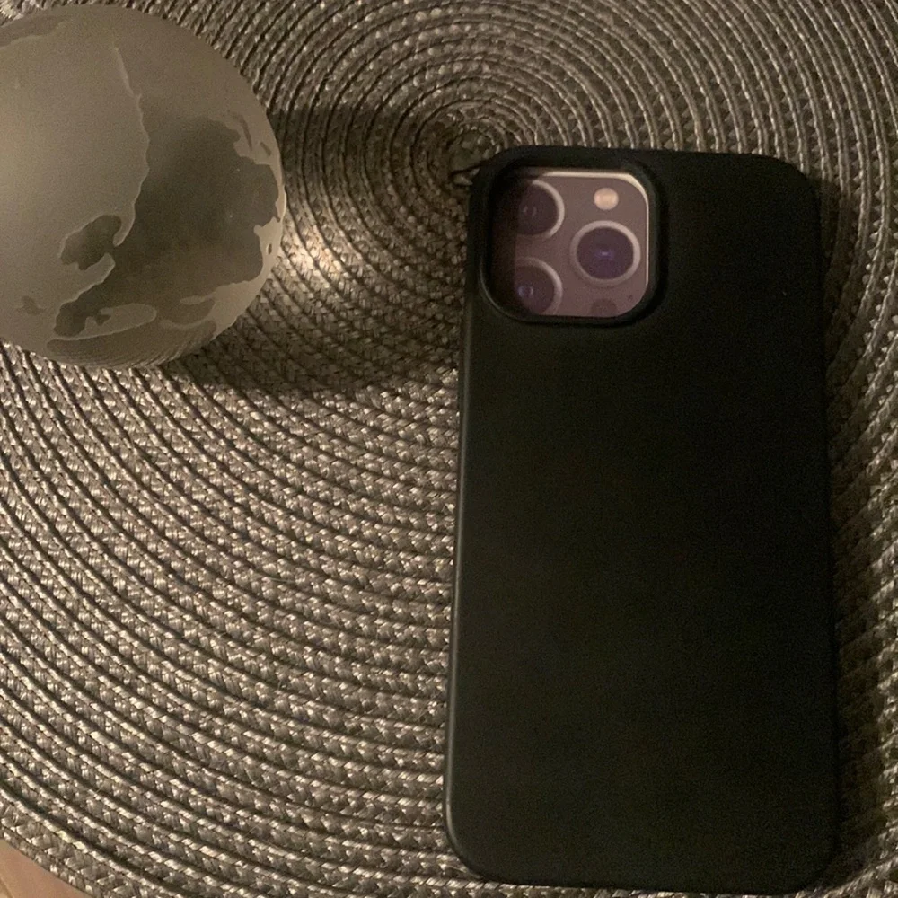 iPhone 13 Pro Max Phone Case with magnetic insert. matte Black.
